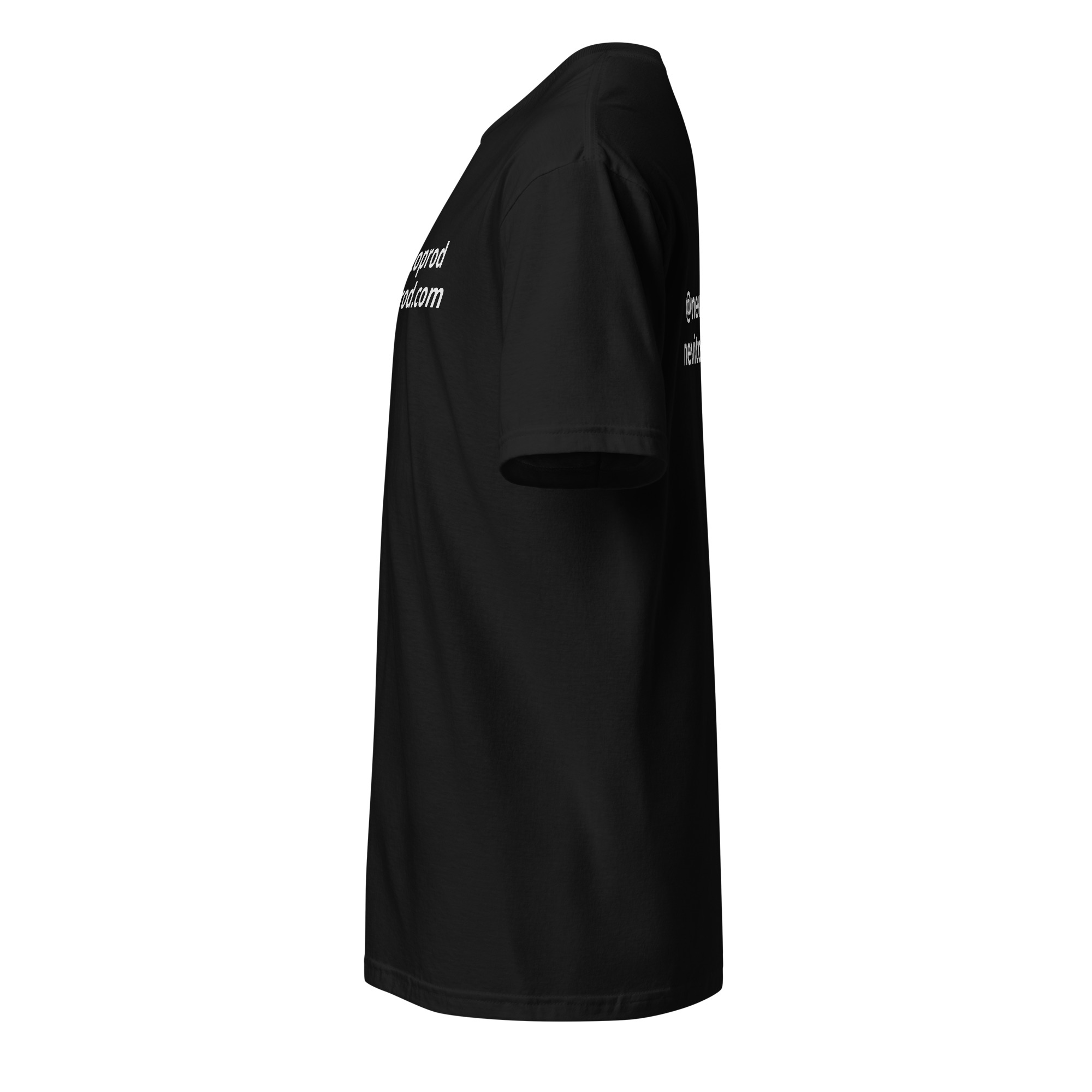 Short-Sleeve Unisex T-Shirt with my Handler and URL - Image 3